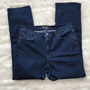 KARL LAGERFELD WOMEN'S JEANS SIZE 14 HIGH RISE PLUS SIZE